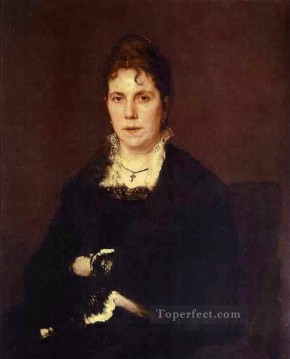 Ivan Kramskoi Painting - Retrato de Sofía Kramskaya la esposa del artista demócrata Ivan Kramskoi